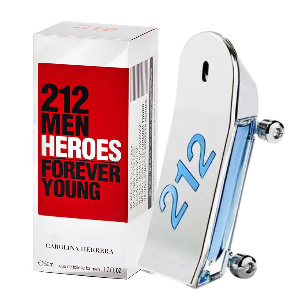 Perfume 212 Vip Heroes Para Hombre Carolina Herrera 1.1  X90 Ml 